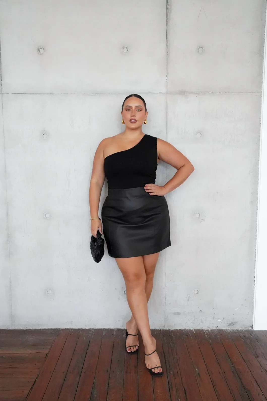 Fayt Skirts | REVOLVER PU LEATHER SKIRT BLACK