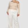 Fayt Sweaters & Knits | Tops | RUMI L/S TOP CREAM