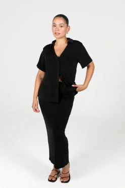 Fayt Skirts | SOLA SKIRT BLACK