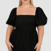 Fayt Dresses | Dresses | STELLA LINEN DRESS BLACK