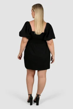 Fayt Dresses | Dresses | STELLA LINEN DRESS BLACK