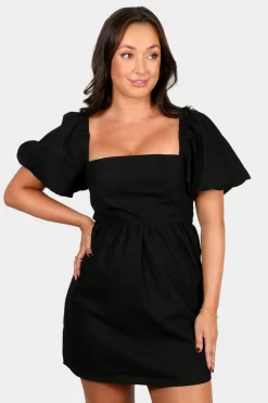Fayt Dresses | Dresses | STELLA LINEN DRESS BLACK
