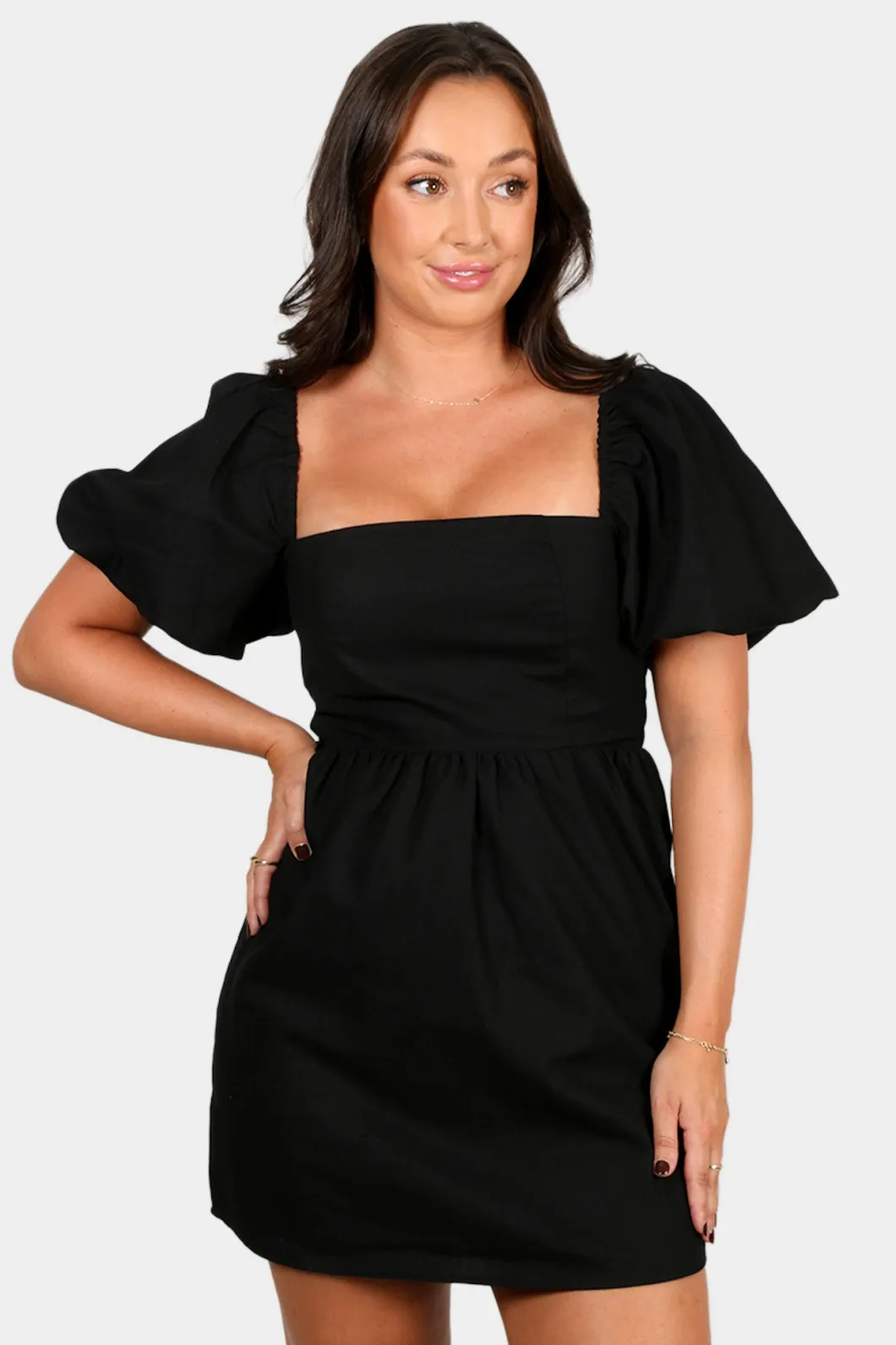 Fayt Dresses | Dresses | STELLA LINEN DRESS BLACK