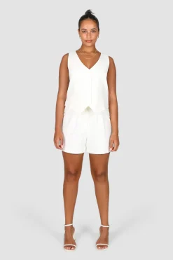 Fayt Shorts | WYATT SHORT WHITE