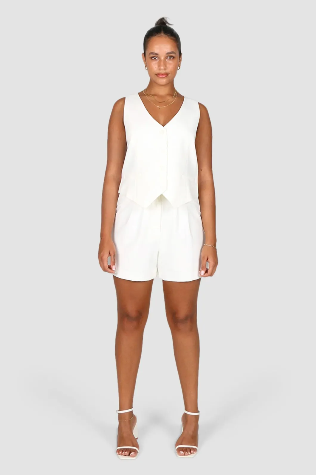 Fayt Shorts | WYATT SHORT WHITE