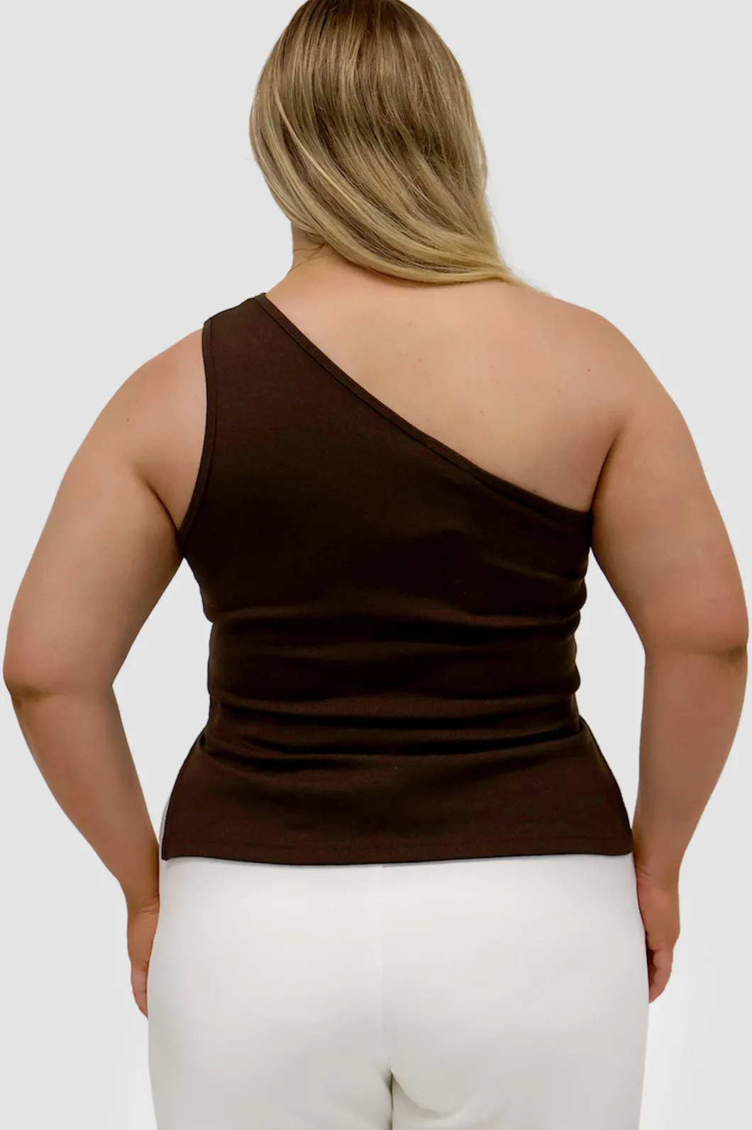 Fayt Tops | XANTIA KNIT TOP CHOCOLATE