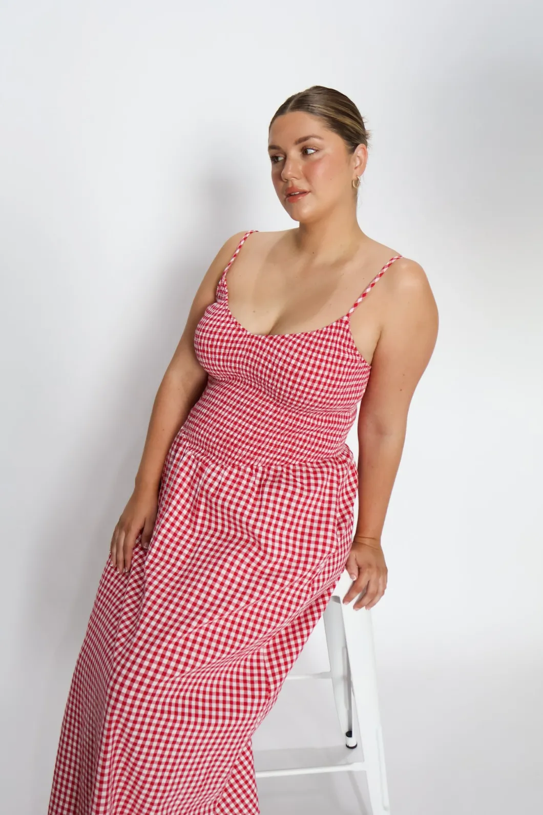 Fayt Dresses | Dresses | YARA DRESS RED GINGHAM