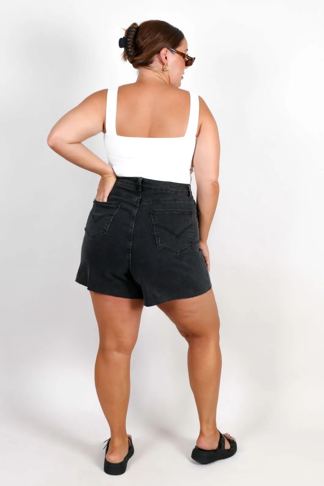 Fayt Denim | Jeans | ZABANA DENIM SHORT BLACK WASH