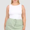 Fayt Skirts | ZOLA LINEN SKIRT SOFT GREEN